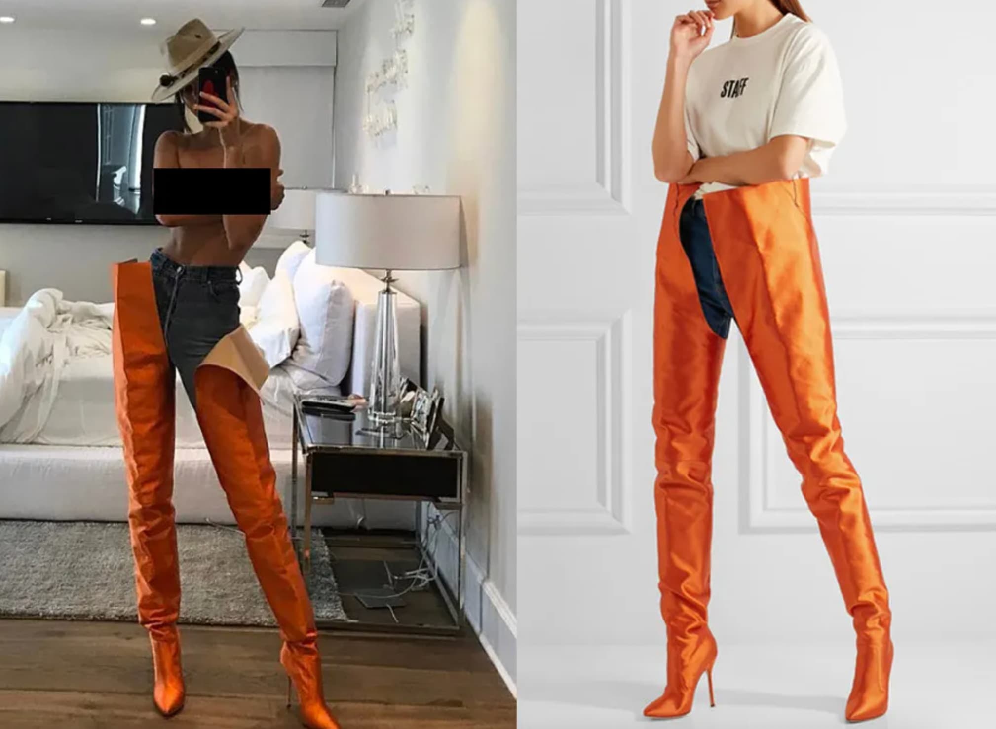 kendall jenner vetements boots - Staff